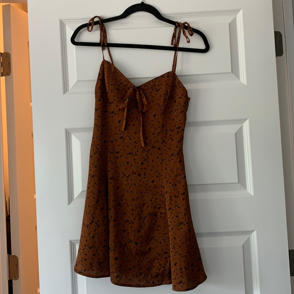 Lulus Cowprint dress
